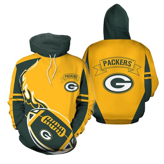 Packers Football Champion 3D Hoodies, Packers Christmas 3D Sweatshirts, Green Bay Football Fan Gifts