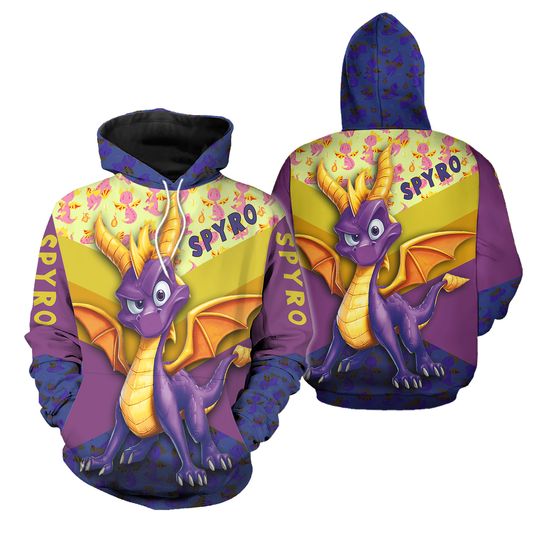 Spyro Hoodie Legging, Spyro The Dragon Hoodie Legging Set