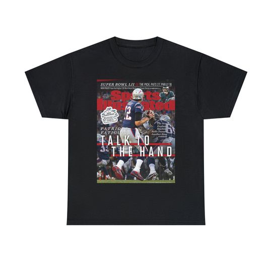 Tom Brady New England Patriots football Sports Illustrated Tee Shirt