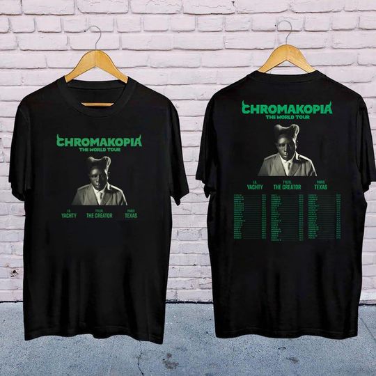 Graphic Tyler the Creator Shirt, 2025 Tyler the Creator Chromakopia Tour Shirt, Tyler Creator Fan Gift, Tyler the Creator Merch, Rap Concert