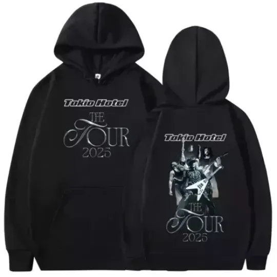 Rock Band Tokio Hotel The Tour 2025 Hoodie For Fans