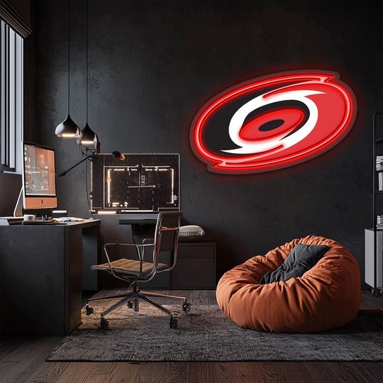 Carolina Hurricanes UV Printed Plexi Neon Signs, Basketball Lovers Gift,  Gift For Him