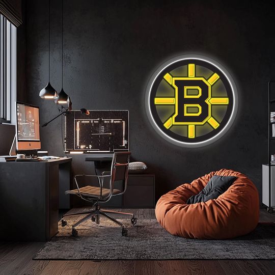 Boston Bruins Printed Plexi NeonSigns, Basketball Lovers Gift,  Gift For Him