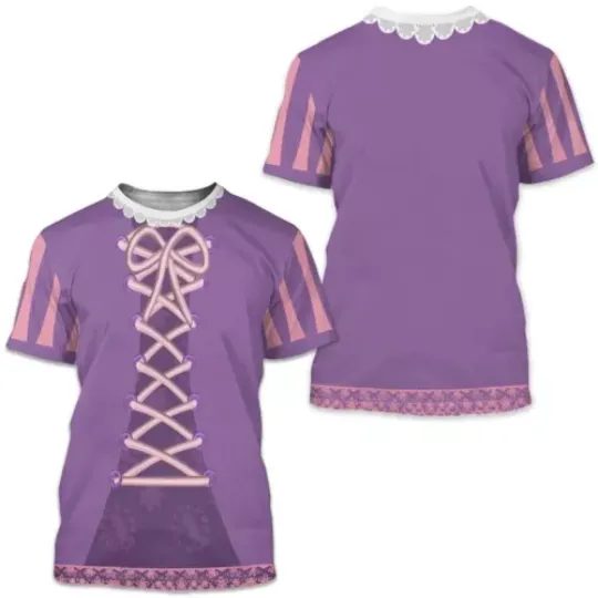 Rapunzel Inspired Disney 3D All Over Print Unisex T-Shirt