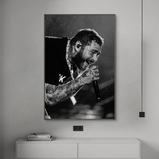Post Malone Poster, Music Poster, Wall Art, Home Decor