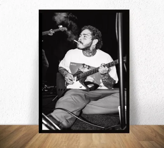 Post Malone Smoking Poster