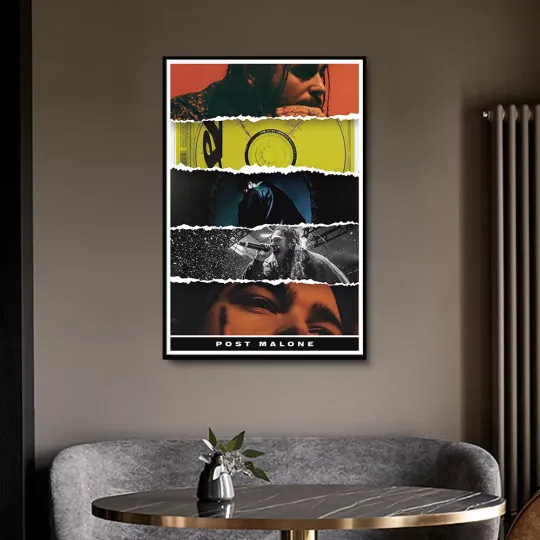 Post Malone Album Cover Poster Home Wall Decor Art HD Print Music Poster
