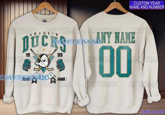 Vintage Anaheim Ducks Sweatshirt | Trevor Zegras shirt | Ducks Hockey Fan shirt | Anaheim Hockey Sweatshirt | Leo Carlsson shirt