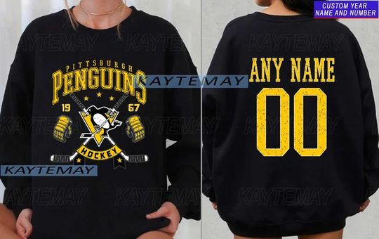 Vintage Pittsburgh Penguins Sweatshirt | Sidney Crosby shirt | Pittsburgh Hockey shirt | Penguins Hockey Sweatshirt | Evgeni Malkin shirt