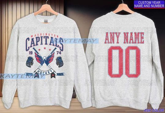 Washington Capitals Sweatshirt | Alex Ovechkin shirt | Washington Hockey Fan shirt | Capitals Hockey Sweatshirt | T. J. Oshie shirt