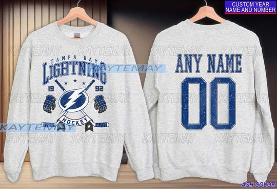 Tampa Bay Lightning Sweatshirt | Brayden Point shirt | Tampa Bay Hockey Fan shirt | Lightning Hockey Sweatshirt | Nikita Kucherov