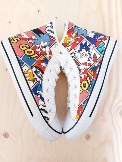 Sonic The Hedgehog Lets Go sneakers