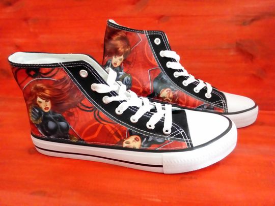 Marvel Black Widow high top sneakers