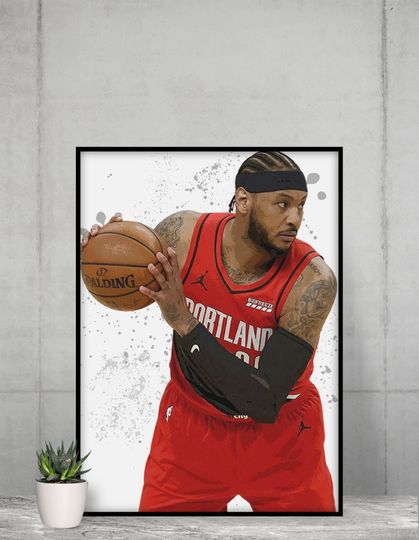 Discover Carmelo Anthony Poster,  Wall Art Decor, Best Home Decor Gift