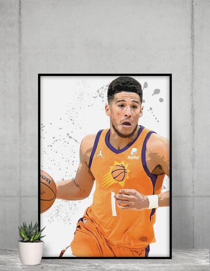 Devin Booker Poster,  Wall Art Decor, Best Home Decor Gift