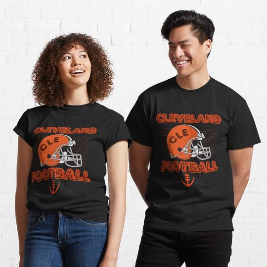 Print of Art - Cleveland Browns Classic T-Shirt