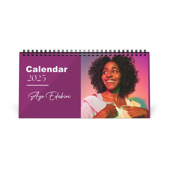 Ayo Edebiri 2025 Desk Calendar | Actress & Comedian | Ayo Edebiri Gift | TV Star Calendar | Comedy Icon Decor