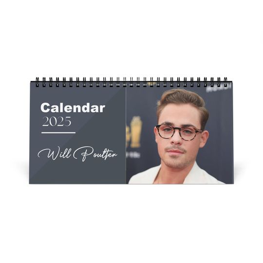 Dacre Montgomery 2025 Desk Calendar | Stranger Things Actor Planner | Movie & TV Star Gift | Hollywood Decor | 2025 Calendar