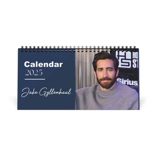 Jake Gyllenhaal 2025 Desk Calendar | Hollywood Actor Planner | Movie Star Gift | Donnie Darko & Nightcrawler Calendar | Office Decor