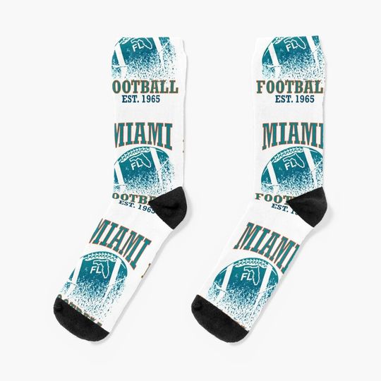 MIAMI FOOTBALL Socks