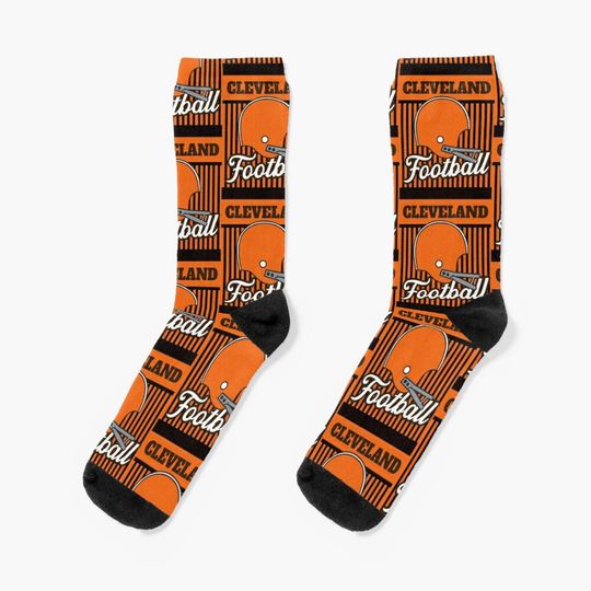 Cleveland Browns Football Fans   Socks