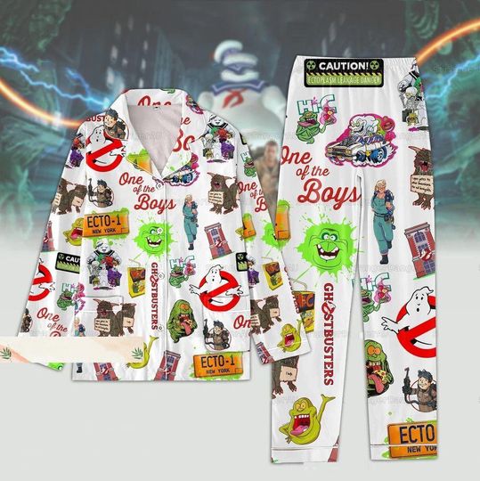 Ghostbusters Pajamas Set, Ghostbusters Pajamas Set, Ghostbusters Pajamas For Adult And Kids