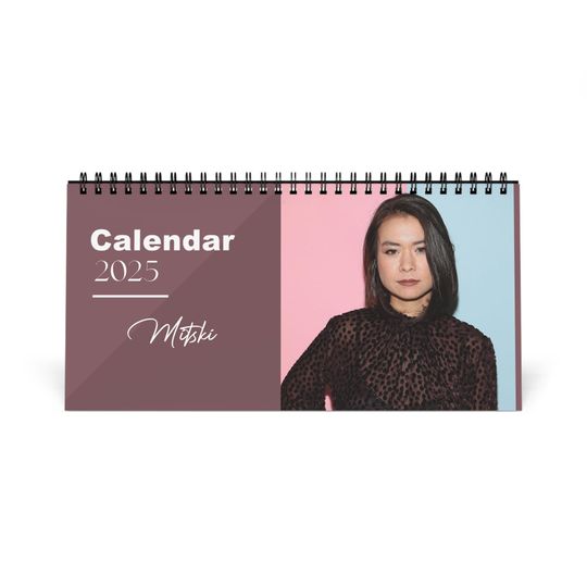 Mski 2025 Desk Calendar | Indie Rock Icon & Singer-Songwriter | Mski Gift | Music Fan Decor | Mski Calendar