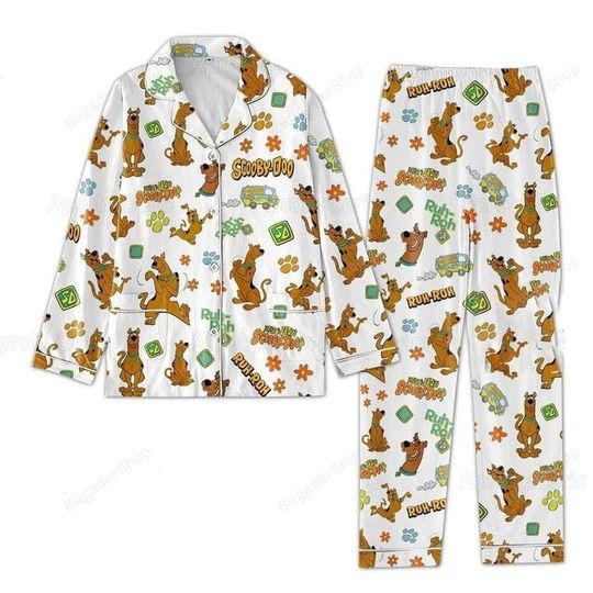 Scooby Doo Pajamas Set, Cartoon Pajamas Set, Family Matching Pajamas Set