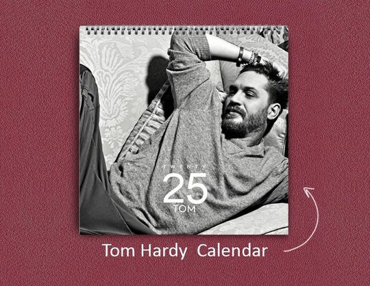 Tom Hardyy Calendar 2025 | Tom Hardyy 2025 Celebrity Wall Calendar, Wall Calendar 2025, Best Gift For Tom Hardyy Fan