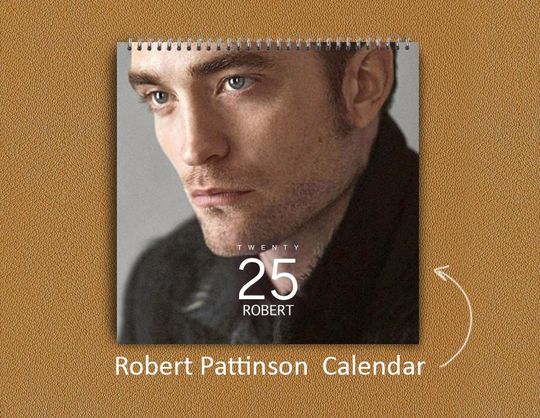Robert Pattinson Calendar 2025 | Robert Pattinson  2025 Wall Calendar, Celebrity Wall Calendar 2025, Best Gift For Robert Pattinson Fan