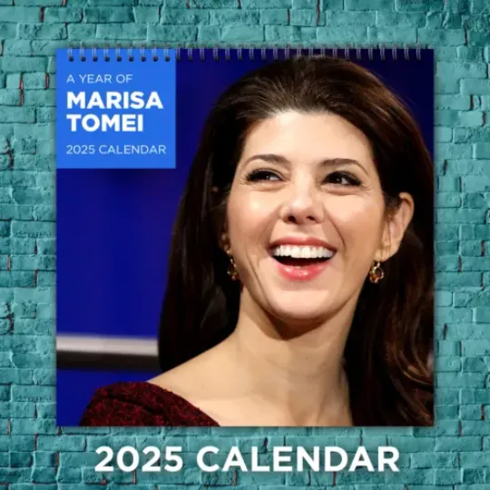 Marisa Tomei 2025 Hollywood Stars Calendar, 12-Month Actress Wall Calendar