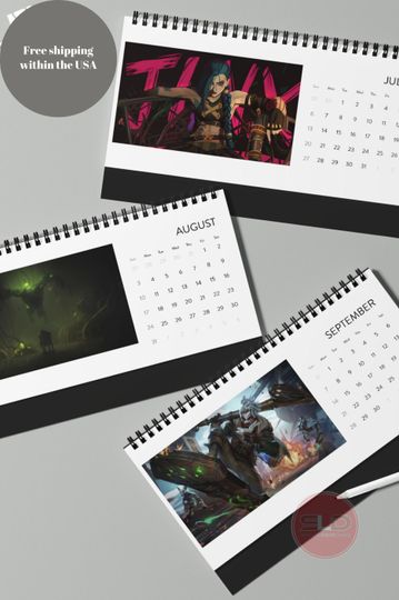 Arcane 2025 Calendar - Jinx, Vi, and More