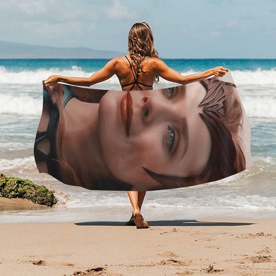 Scarlet Witch Beach Towel Wanda Maximoff Super Hero Travelling Camping Summer Birthday Gifts Mothers Fathers Day