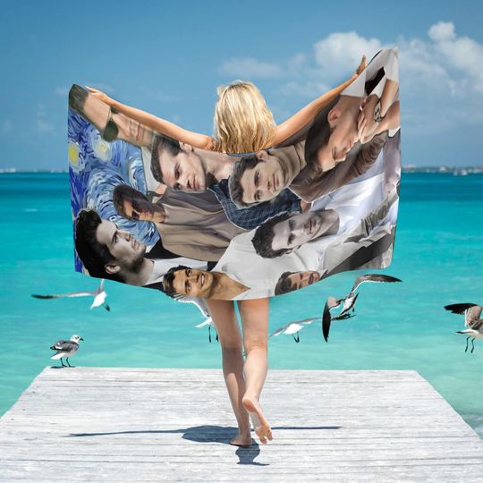 Henry Cavill Beach Towel Super Hero Camping Summer Birthday Gifts Mothers Fathers Day