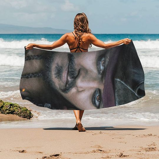 Johnny Depp Towel Jack Sparrow Travelling Camping Summer Birthday Gifts Mothers Fathers Day