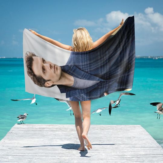 Henry Cavill Beach Towel Super Hero Camping Summer Birthday Gifts Mothers Fathers Day