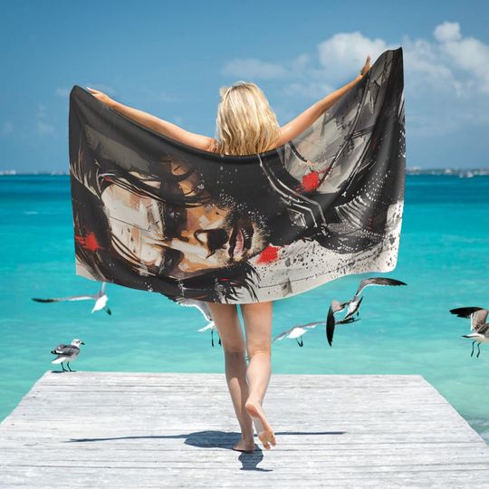 Sebastian Stan Beach Towel Winter Soldier Super Hero Travelling Camping Summer Birthday Gifts Mothers Fathers Day