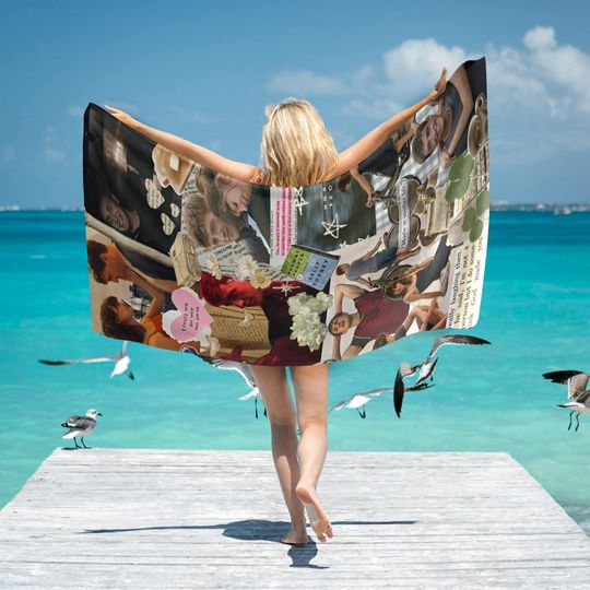 Paul Mescal Beach Towel Cotton Super Hero Camping Summer Birthday Gifts Mothers Fathers Day