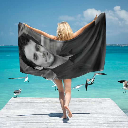 Henry Cavill Beach Towel Super Hero Camping Summer Birthday Gifts Mothers Fathers Day