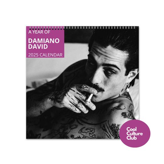 Discover Damiano David Calendar Vol.2 - 2025 Calendar, Wall Calendar 2025, Planner 2025, Maneskin Fan Mug Gift, Unique Holiday Gift