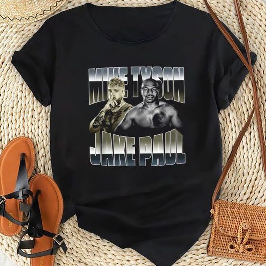Graphic Jake Paul vs Mike Tyson 2024 Game Shirt, Boxing Match Tee, Mike Tyson Fan Gift, Jake Paul Shirt, Iron Mike Tyson Shirt, Boxing Tee