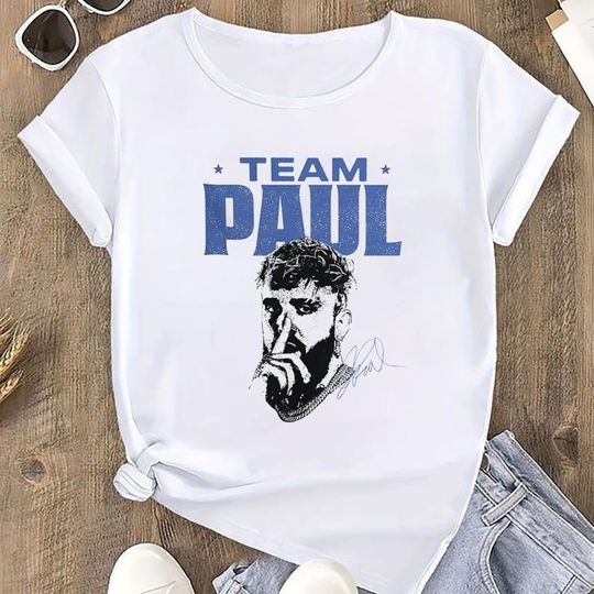 Team Jake Paul Graphic Shirt, Jake Paul Fan Gift, Mike Tyson vs Jake Paul Shirt, Boxing Graphic Tee, Jake Paul 2024 Game, Jake Paul Shirt