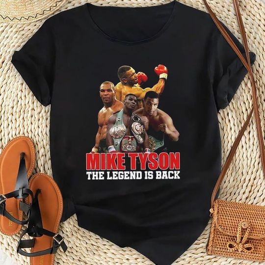 Iron Mike Tyson The Legend Is Back Shirt, Mike Tyson Shirt, Mike Tyson vs Jake Paul Shirt, Boxing Graphic Tee, Mike Tyson 2024 Game Shirt