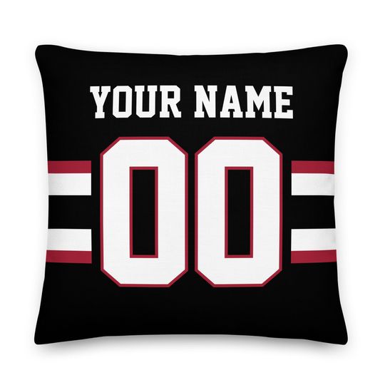 Atlanta Football Pillow, Birthday Gift, Cushion, Pillow, Personalized, Gift for Dad, Xmas Gift, Unique Gift, Quarterback, Father's Day