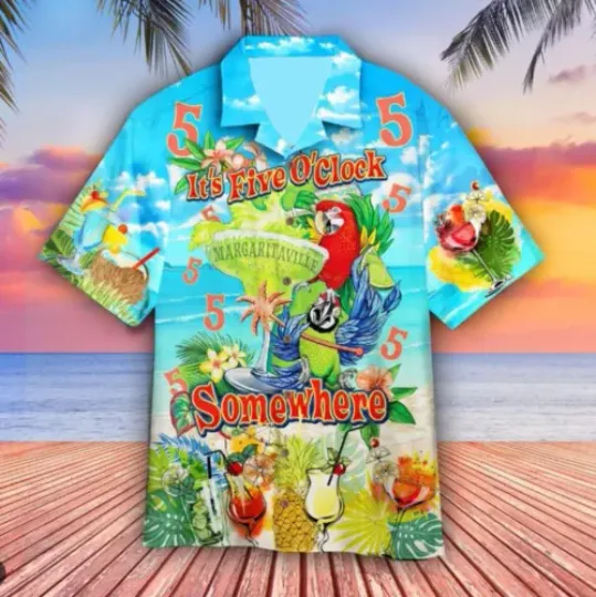 Jimmy Buffett Memorial Shirt, Parrothead Hawaiian Shirt