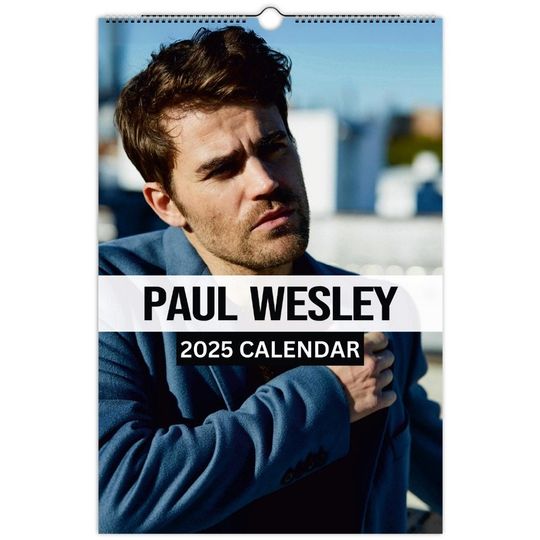 Paul Wesley Wall Calendars 2025