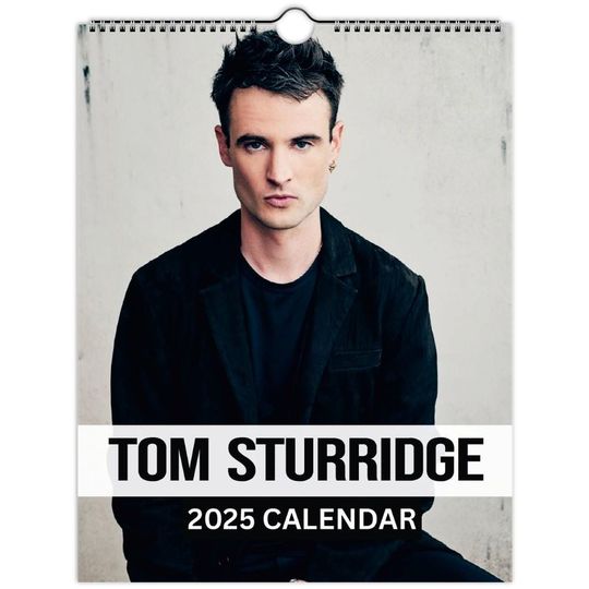 Tom Sturridge Wall Calendar 2025 Vol 1 , The Sandman, Fan Gift, Velvet Buzzsaw, Far from the Madding Crowd