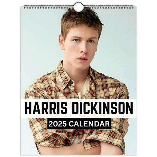 Harris Dickinson Wall Calendar 2025 , Fan gift