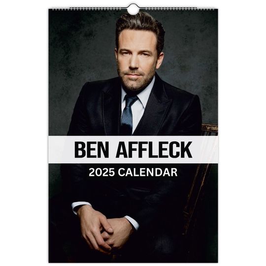 Ben Affleck Vol1 wall calendars 2025