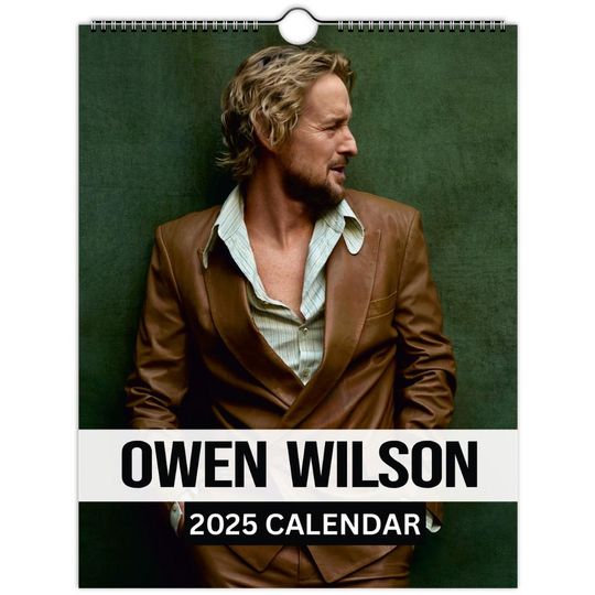 Owen Wilson Wall Calendar 2025 Vol 1